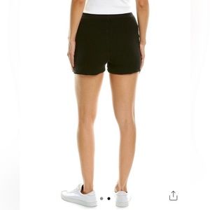 Donni Waffle Henley Short in Black